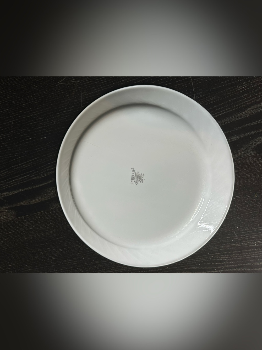 Corelle Corning White + Blue Floral Dinner Plates Swirl-rimmed: Set of 4 - Picture 4 of 8